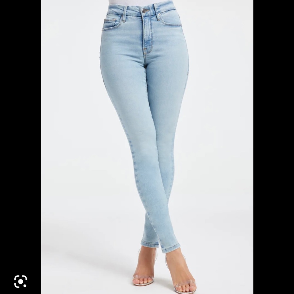 Good American Lightwash Blue Jeans Sz 25